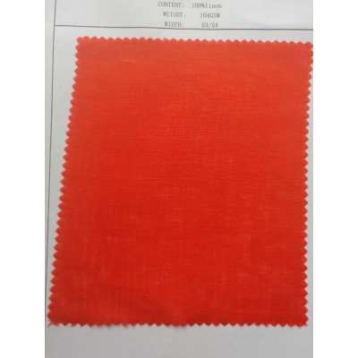 Cotton linen fabric for shirt and dress L104GSM