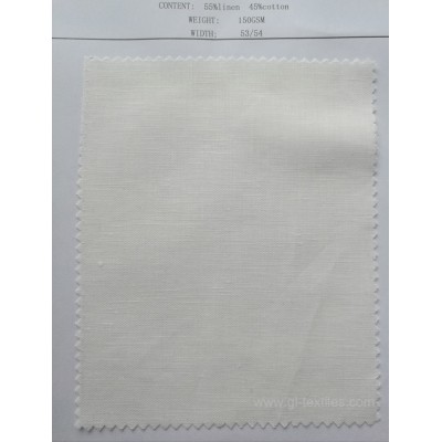 Linen Cotton Fabric 150GSM for Shirt, Garment, Cushion